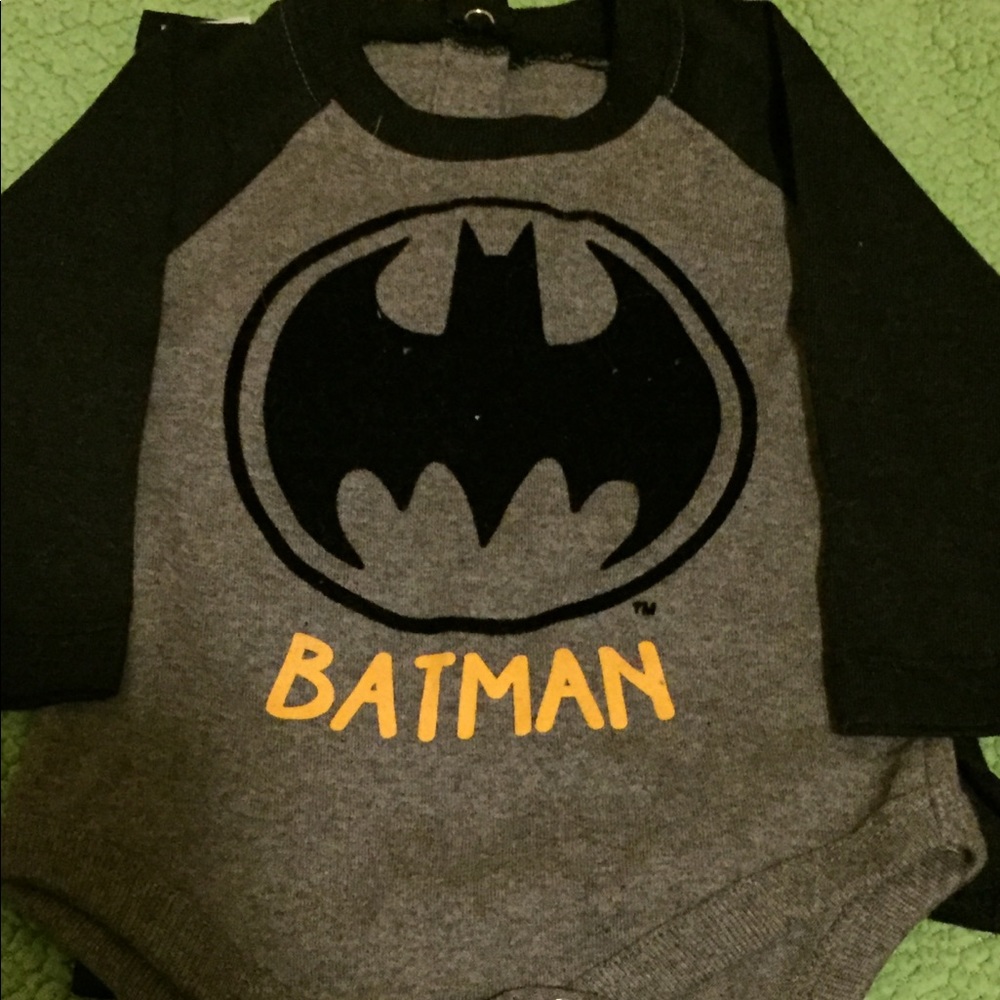Batman onsie with cape.